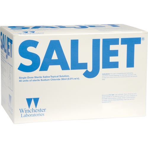Saljet Single Dose Saline Solution, 1.01 oz. Dufferin Supply