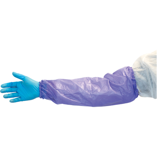 Lightweight Sleeves, 18" long, Vinyl, Blue Dufferin Supply