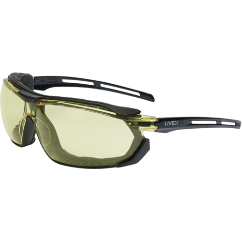 Lunettes de s&eacute;curit&eacute; &eacute;tanches Uvex Tirade, Lentille Ambr&eacute;e, Antibu&eacute;e, ANSI Z87+/R&eacute;pond ou surpasse la norme CSA Z94.3 Dufferin Supply