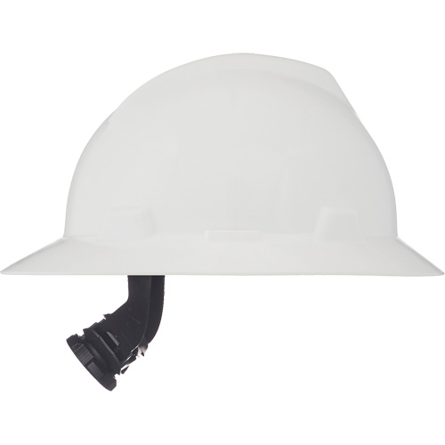 Casques de s&eacute;curit&eacute; &agrave; bordure compl&egrave;te V-Gard, R&eacute;pond aux normes CSA type 1, Suspension Rochet, Non ventil&eacute; Dufferin Supply