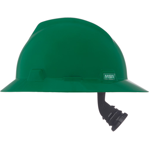 Casques de s&eacute;curit&eacute; &agrave; bordure compl&egrave;te V-Gard, R&eacute;pond aux normes CSA type 1, Suspension Rochet, Non ventil&eacute; Dufferin Supply