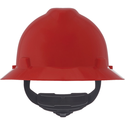 Casques de s&eacute;curit&eacute; &agrave; bordure compl&egrave;te V-Gard, R&eacute;pond aux normes CSA type 1, Suspension Rochet, Non ventil&eacute; Dufferin Supply
