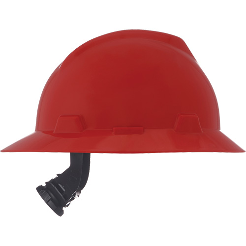 Casques de s&eacute;curit&eacute; &agrave; bordure compl&egrave;te V-Gard, R&eacute;pond aux normes CSA type 1, Suspension Rochet, Non ventil&eacute; Dufferin Supply