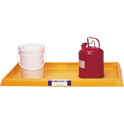 Plateaux Ultra-Containment Tray, 54" lo x 29,8" la x 3,5" h, Cap. de d&eacute;versement 16,5 gal. US Dufferin Supply