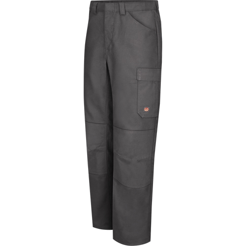 Performance Shop Pants, Canvas/Cotton/Polyester, Charcoal, Size 30, 37 Inseam Dufferin Supply