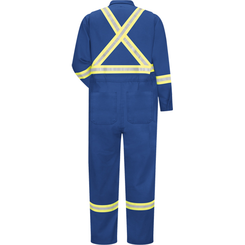 Flame-Resistant CoolTouch&reg;2 Premium Coveralls, Size 38, Royal Blue, 9 cal/cm² Dufferin Supply
