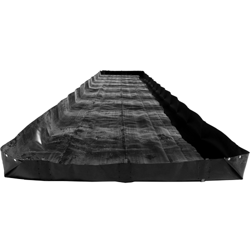 Economy Berms, 2244 US gal. Capacity, 30' W x 10' L x 12" H, L-Bracket Dufferin Supply