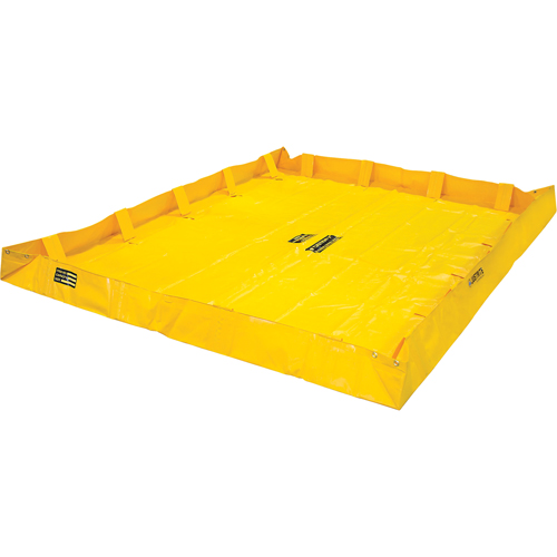 Berme de confinement Lite QuickBerm , Capacit&eacute; 398 gal. US, 8' la x 10' lo x 8" h, Support &agrave; encliqueter Dufferin Supply