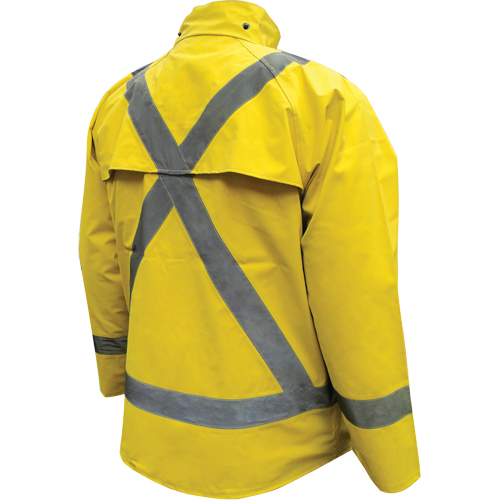 Veste de mineur Miner 49er, N&eacute;opr&egrave;ne, Grand, Vert lime Dufferin Supply