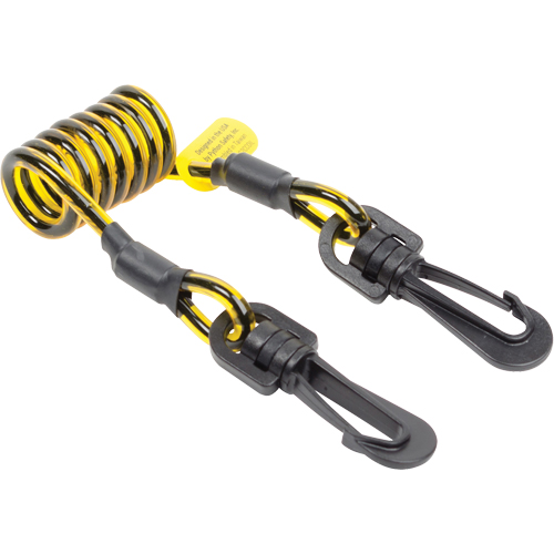 Sangle d'amarrage spirale pour outil, Spirale, Attache double Dufferin Supply