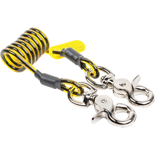 Sangle d'amarrage spirale pour outil, Spirale, Clavette double Dufferin Supply