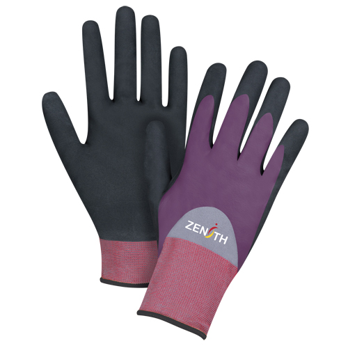 ZX-2 Premium Coated Gloves, 10/X-Large, Nitrile/Foam Nitrile Coating, 18 Gauge, Nylon Shell Dufferin Supply