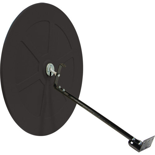 Convex Mirror with Bracket, Indoor/Outdoor, 30" Diameter Dufferin Supply