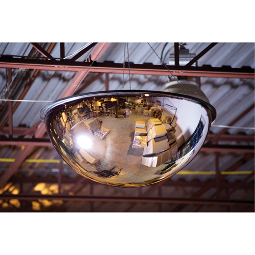 360° Dome Mirror, Full Dome, Closed Top, 18" Diameter Dufferin Supply
