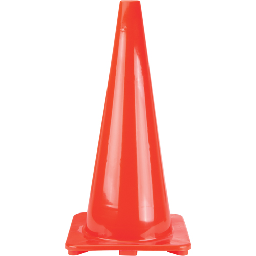 C&ocirc;nes de signalisation, 28", Orange Dufferin Supply