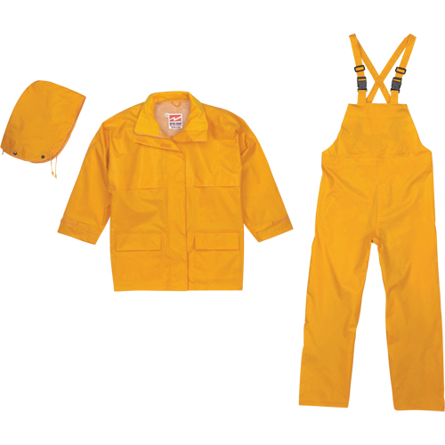 V&ecirc;tement imperm&eacute;able Open Road 150D 3 pi&egrave;ces ind&eacute;chirable, Polyester, 3T-Grand, Jaune Dufferin Supply