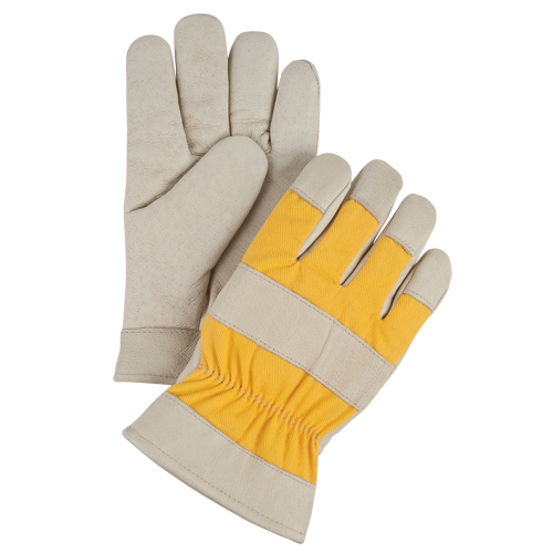 Premium Winter-Lined Work Gloves, Medium, Grain Pigskin Palm, Foam Fleece Inner Lining Dufferin Supply