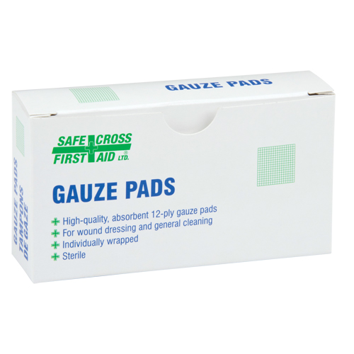 Gaze, Tampon, 3" lo x 3" la, St&eacute;rile, Dispositif m&eacute;dical Classe 1 Dufferin Supply