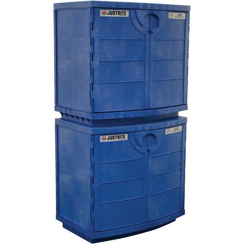 Polyethylene Corrosive/Acid Cabinet, 24 gal., 36" x 35" x 25" Dufferin Supply