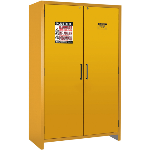 90-Minute EN Safety Storage Cabinet, 45 gal., 2 Door, 46.97" W x 76.89" H x 24.21" D Dufferin Supply