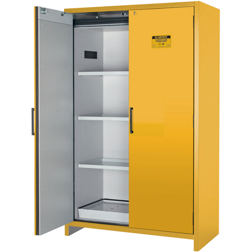 90-Minute EN Safety Storage Cabinet, 45 gal., 2 Door, 46.97" W x 76.89" H x 24.21" D Dufferin Supply