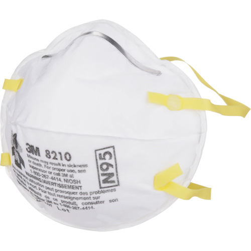 Respirateurs contre les particules 8210, N95, Certifi&eacute; NIOSH Dufferin Supply