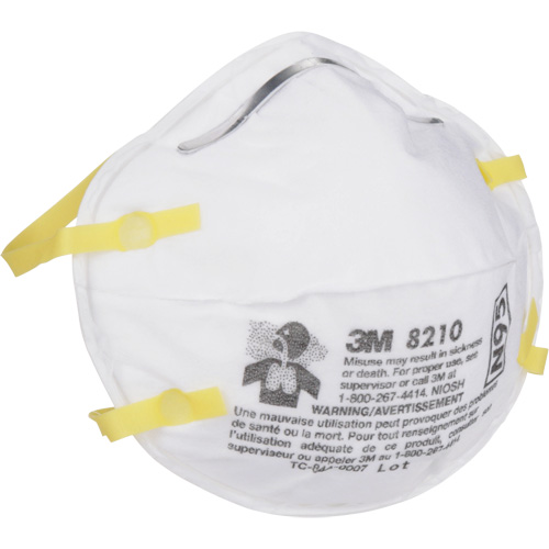 Respirateurs contre les particules 8210, N95, Certifi&eacute; NIOSH Dufferin Supply