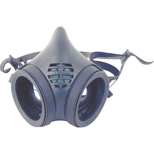8000 Series Half-Mask Respirator, Elastomer/Thermoplastic, Small Dufferin Supply
