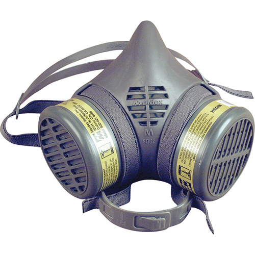 Respirateur &agrave; demi-masque assembl&eacute; de la s&eacute;rie 8000, &eacute;lastom&egrave;re/Thermoplastique, Petit Dufferin Supply