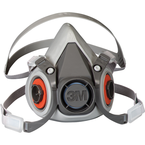 Respirateur r&eacute;utilisable &agrave; demi-masque s&eacute;rie 6000, Thermoplastique, Grand Dufferin Supply