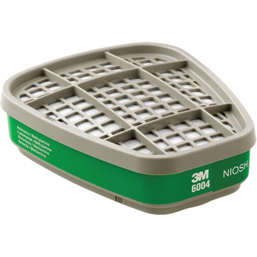 Cartouches pour respirateur s&eacute;rie 6000, Cartouche gaz/vapeur, Ammoniac/M&eacute;thylamine Dufferin Supply