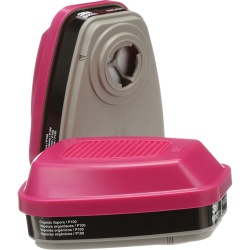 Cartouches pour respirateur s&eacute;rie 6000, Cartouche gaz/vapeur, Vapeurs organiques/P100 Dufferin Supply