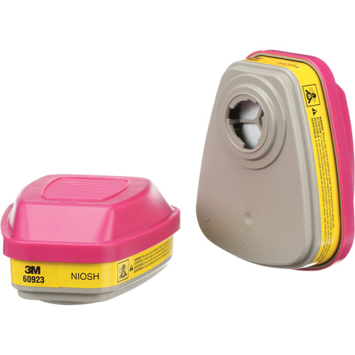 Cartouches pour respirateur s&eacute;rie 6000, Cartouche gaz/vapeur, Vapeurs organiques/Gaz acides/P100 Dufferin Supply