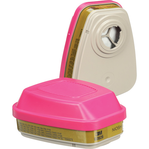 Cartouches pour respirateur s&eacute;rie 6000, Cartouche gaz/vapeur, Gaz multiples/Vapeurs/P100 Dufferin Supply