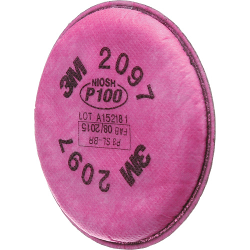 Pr&eacute;filtres pour respirateurs s&eacute;rie 2000, Filtre contre les particules, Vapeurs organiques/P100 Dufferin Supply