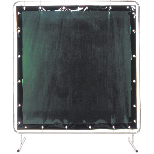 Welding Screen and Frame, Green, 5' x 9' Dufferin Supply