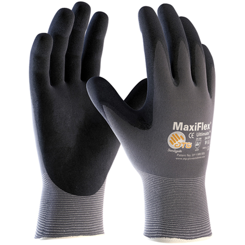Gants MaxiFlex Ultimate ATG, 6/T-petit, R&ecirc;vetement Mousse de nitrile, Calibre 15, Enveloppe en Nylon Dufferin Supply
