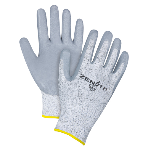 Gants &eacute;lastiques sans coutures r&eacute;sistants &agrave; la coupe, Taille 2T-Grand/11, Calibre 13, Rev&ecirc;tement Nitrile, Enveloppe en PEHP, ANSI/ISEA 105 niveau 2/EN 388 niveau 3 Dufferin Supply