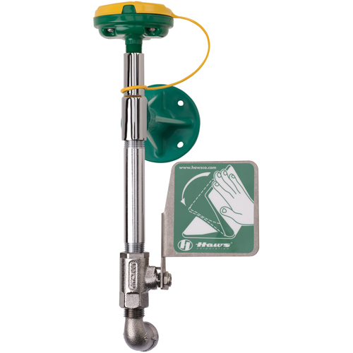 Poste de douche oculaire/faciale Axion, Installation Montage mural Dufferin Supply