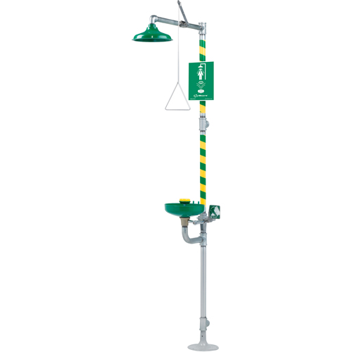 Combinaisons de douche oculaire/faciale & douche d'urgence, Socle Dufferin Supply