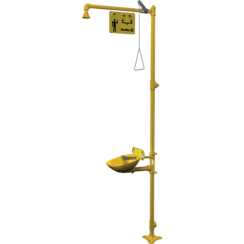 Halo Combination Emergency Shower & Eyewash Station Dufferin Supply