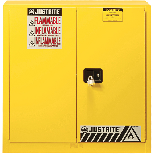 Armoire de s&eacute;curit&eacute; pour produits inflammables Ex Sure-Grip, 30 gal., 2 Porte(s), 36" La x 35" h x 24" p Dufferin Supply