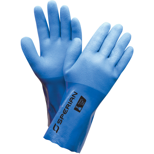 Triple Dip Gloves, Size X-Large/10, 12" L, PVC, Flock-Lined Inner Lining, 35-mil Dufferin Supply