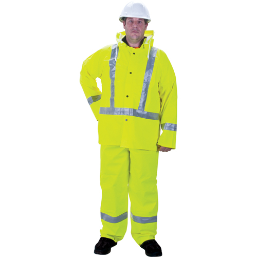 Imperm&eacute;able pour la circulation de premi&egrave;re qualit&eacute; RZ900, Petit, Jaune lime haute visibilit&eacute; Dufferin Supply