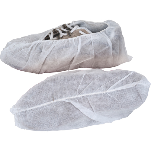 Shoe Covers, X-Large, Polypropylene, White Dufferin Supply