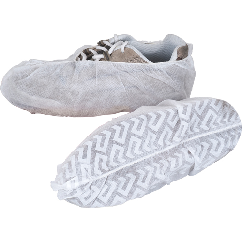 Shoe Covers, X-Large, Polypropylene, White Dufferin Supply