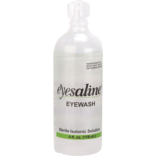 Bouteilles de solution saline pour douche oculaire, Bouteille Plein, 4 oz Dufferin Supply