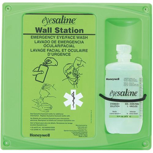 Saline Eyewash Wall Station, Single Dufferin Supply