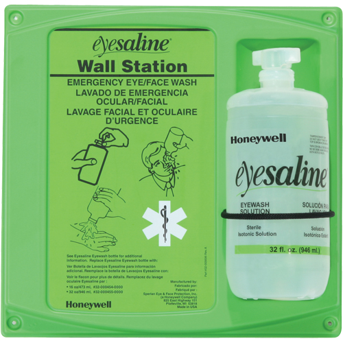 Saline Eyewash Wall Station, Single Dufferin Supply