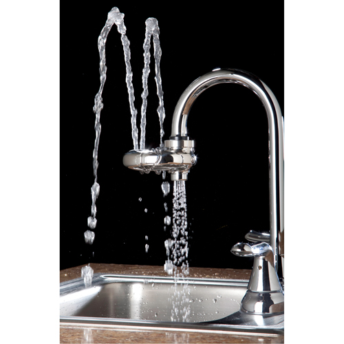 Axion&reg; Eye/Face Wash Station, Sink Mount Installation, Stainless Steel Bowl Dufferin Supply
